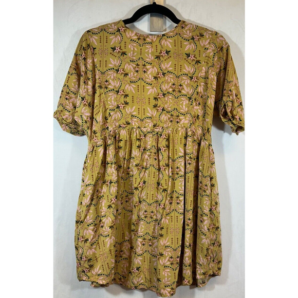 Natural Life Tunic Dress Size XS/S Oversized Ditsy Floral Cottagecore Mini C1 - Picture 4 of 7